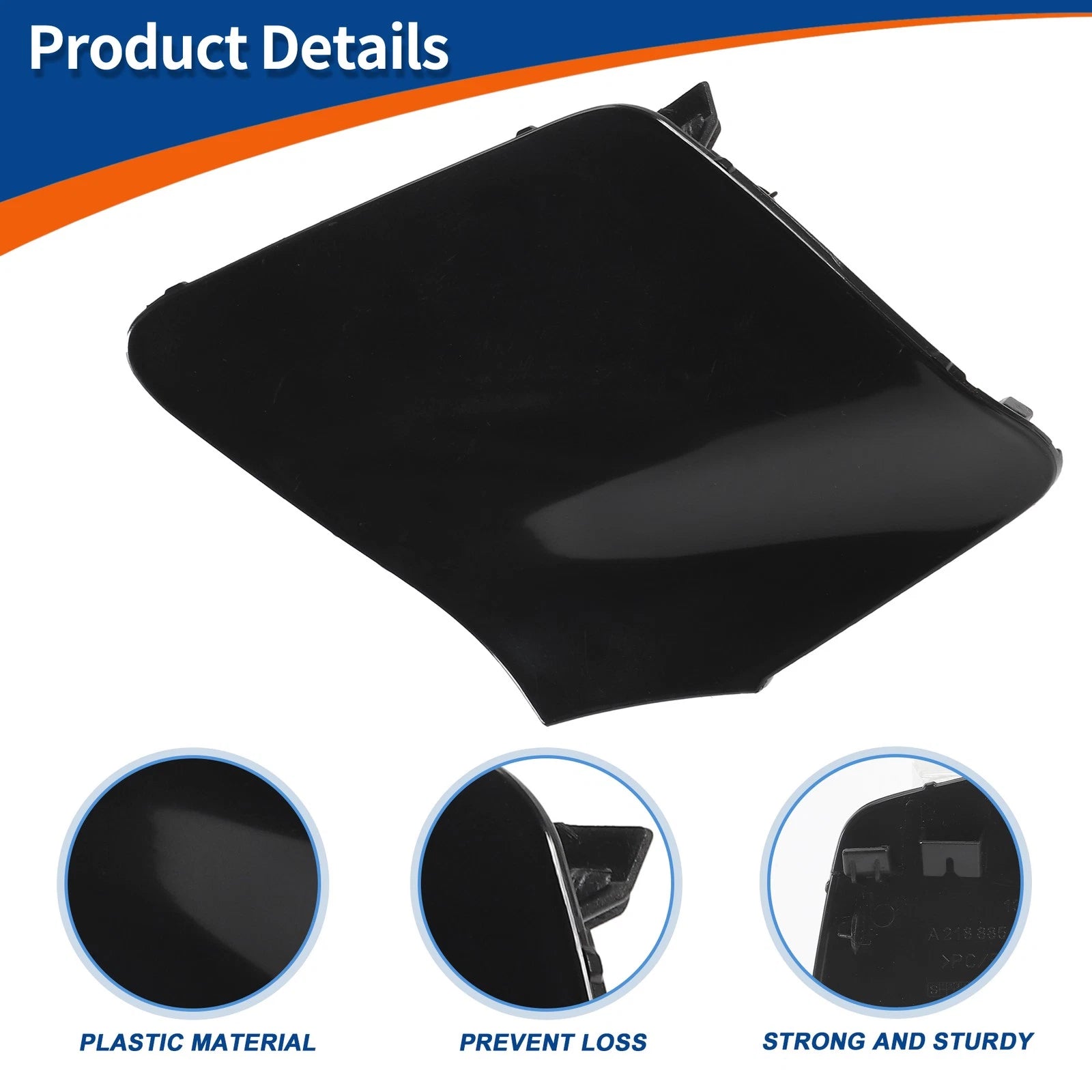 Tow Hook Cover for Mercedes-Benz CLS (2012–2018) No.A2188850626 Unpainted