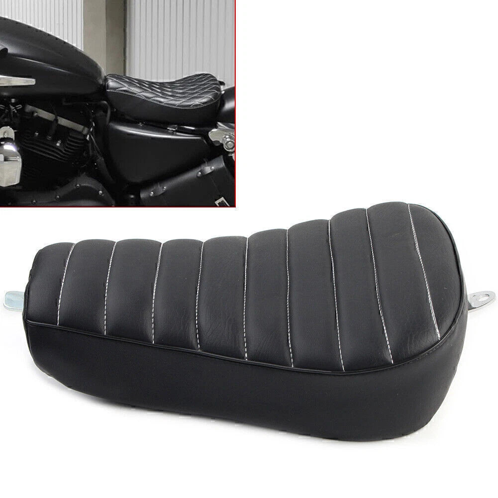 Horizontal Stripe Front Seat Cushion for Harley Sportster XL883 1200 (2004–2019)