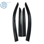 3D Wavy Window Visor Rain Guard for Toyota C-HR (2017-2020)