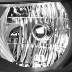 Pair of Black/Amber Turn Signal Headlights for Chevy Colorado (2015–2020)