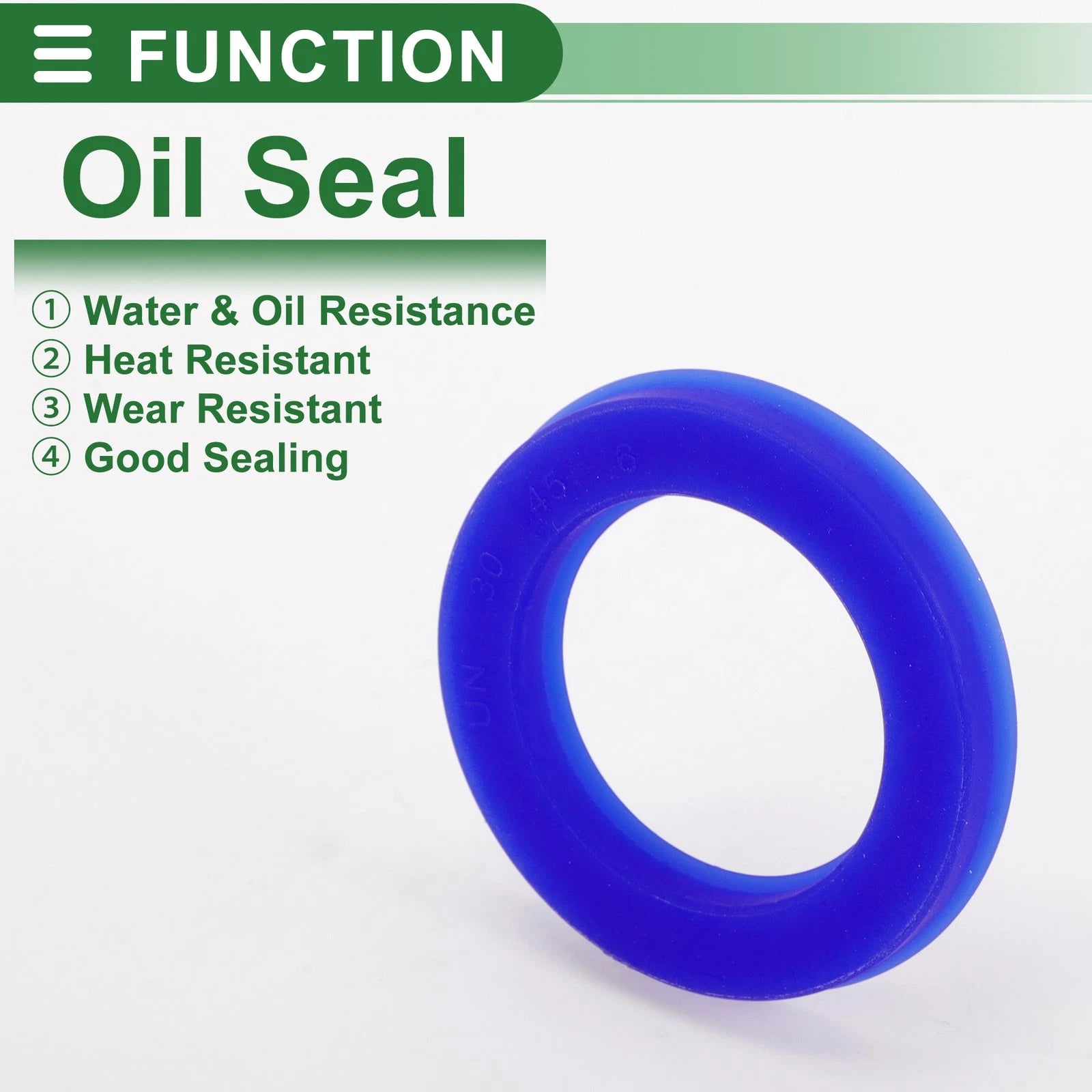 Set of 5 Oil Seal Rotary Shaft Seal 30x45x6mm High Pressure for Various Models