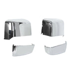 Chrome Tow Mirror Cap Cover Assemblies for Chevy Silverado GMC Sierra (2014–2019)