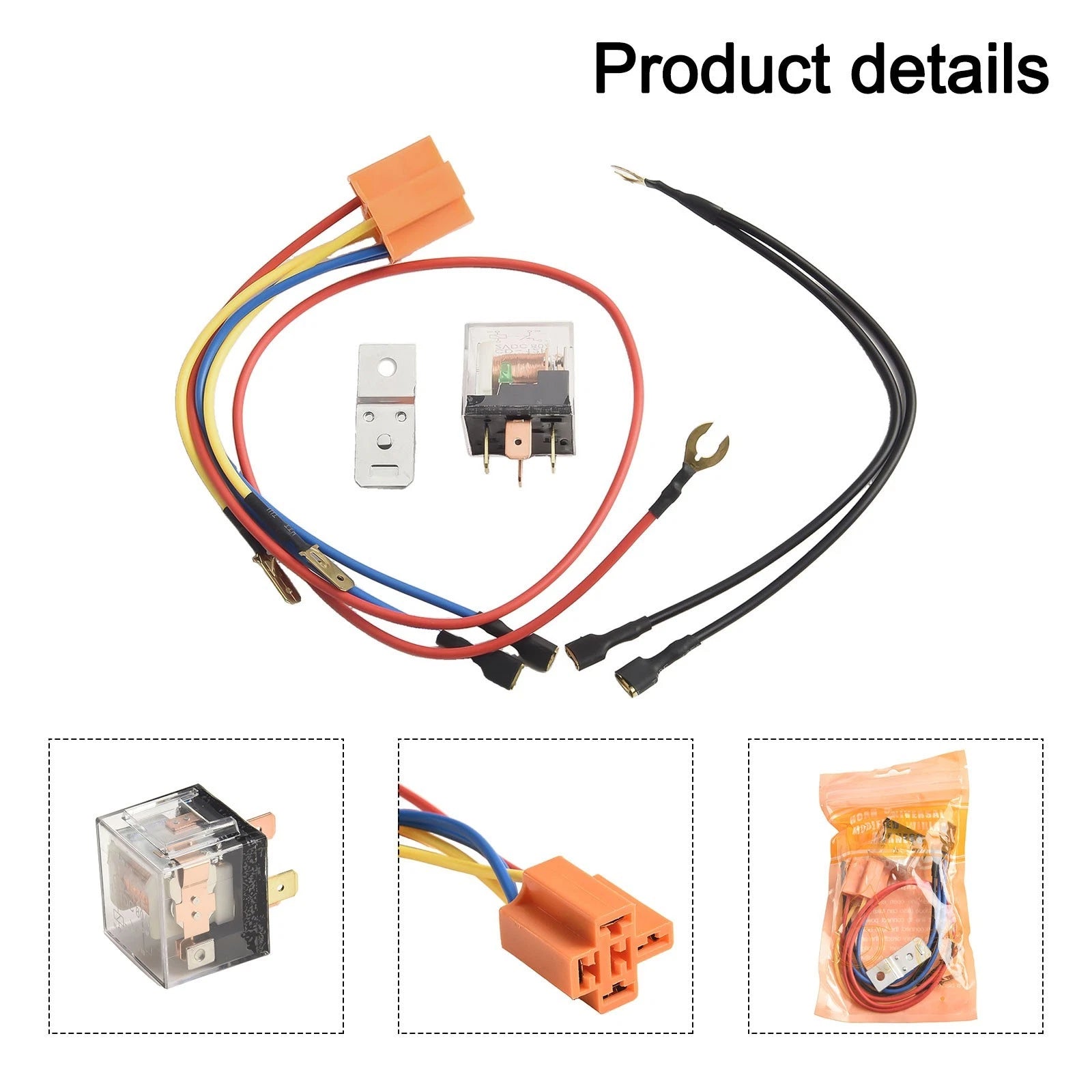 Wiring Harness Relay for Motorcycle and Car Horns (Universal)