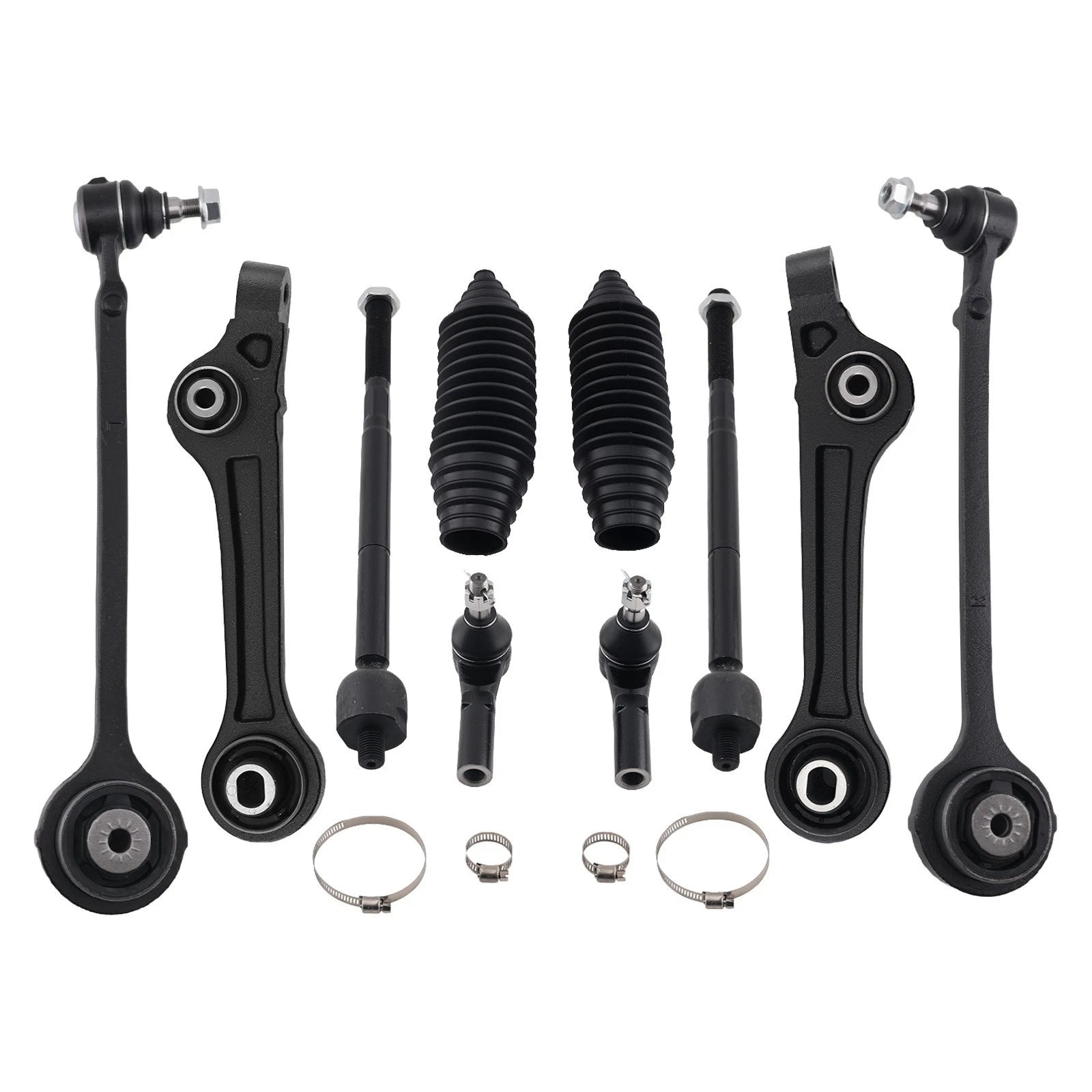 10pc Front Lower Control Arms Tie Rod for Dodge Challenger Charger 300 (2011–2014)