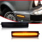Smoked Lens Amber LED Side Marker Lights for BMW E30 E34 (1982–1996)