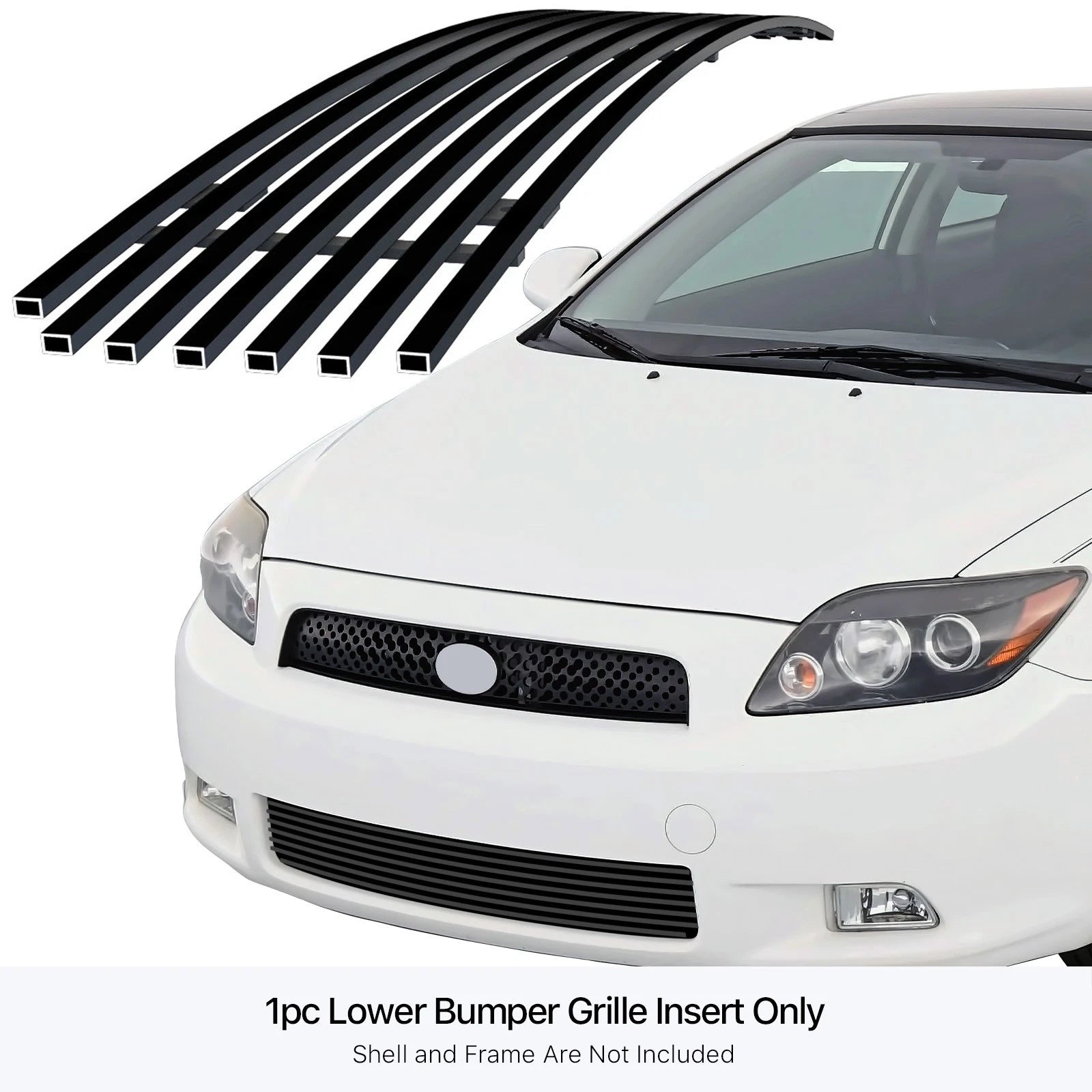Stainless Black Billet Grille Insert for Scion TC (2005-2010)