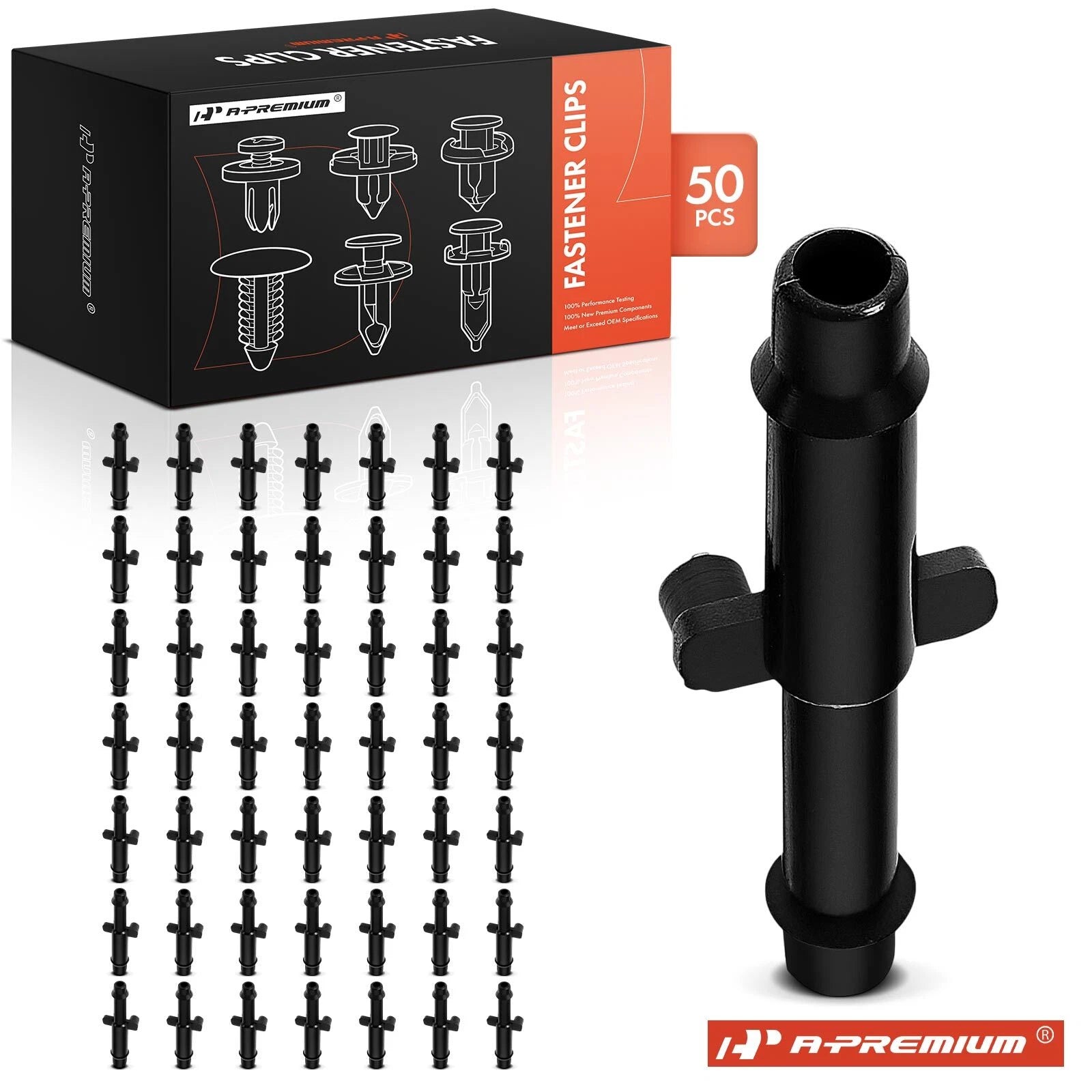 50Pcs Straight Connector Clips for Ford 