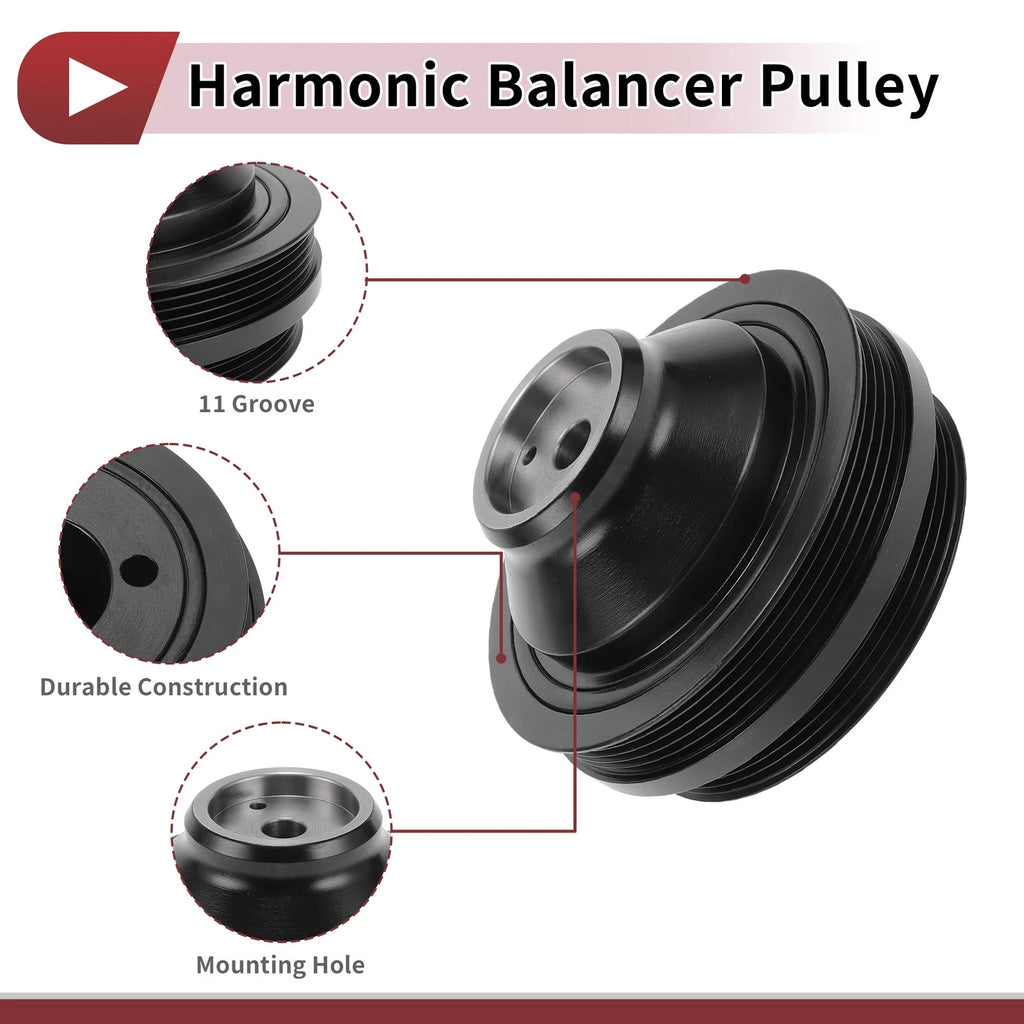 Harmonic Balancer Crankshaft Pulley for Kia Sorento (2011–2016) No. 2312439802