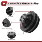 Harmonic Balancer Crankshaft Pulley for Kia Sorento (2011–2016) No. 2312439802