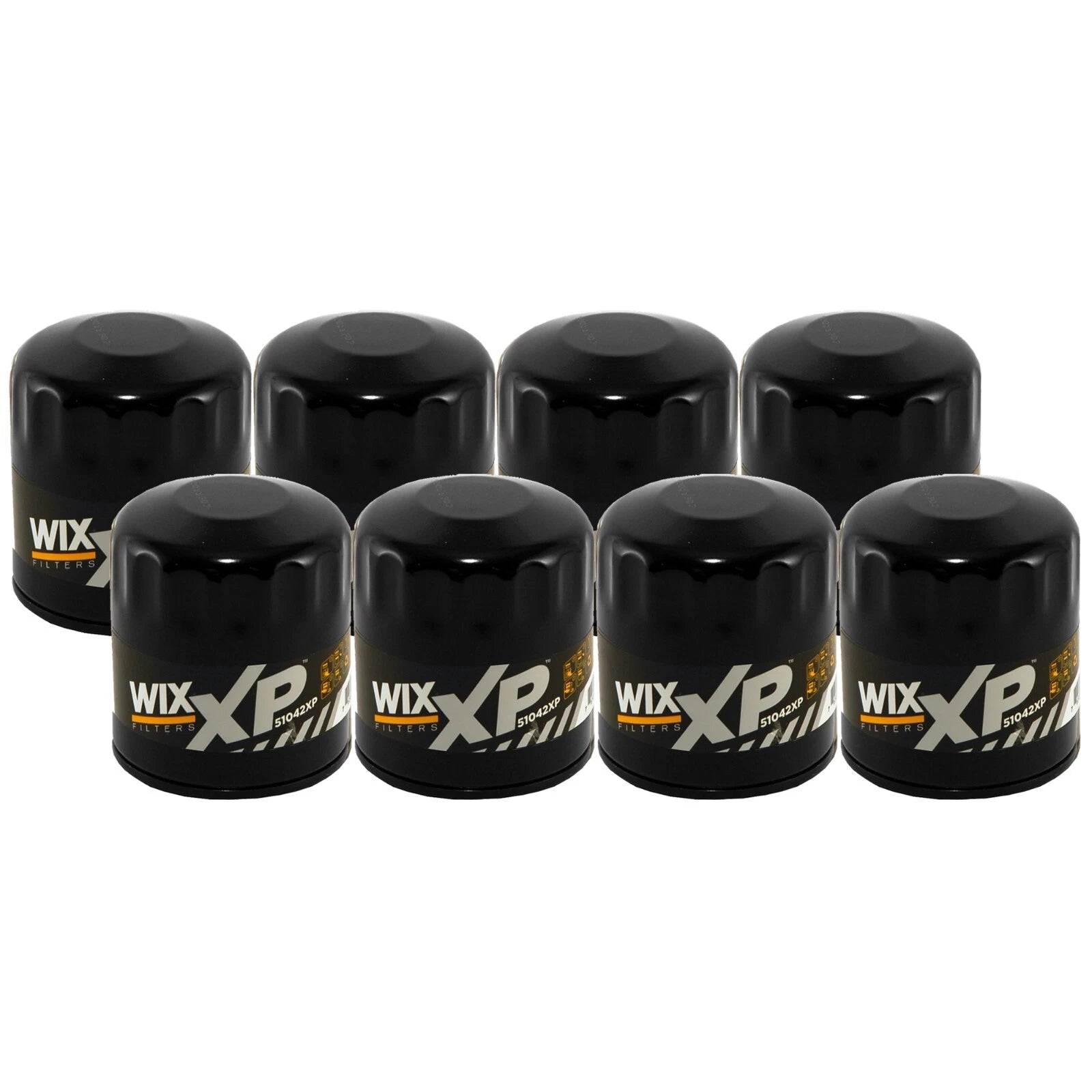 Set of 8 Wix XP Engine Oil Filters for Cadillac Chevy GMC Hummer Saab (StdAsp)