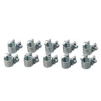 Set of 10 Hose Clips for Agricultural Fuel Line