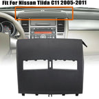 Front Upper Top Center Dash Air Vent Trim Bezel for Versa (2007–2012)