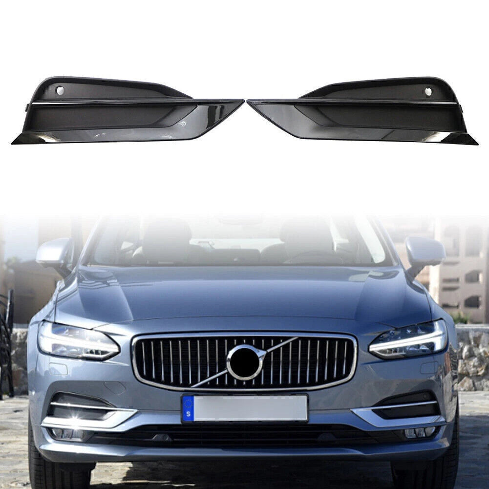 1 Pair Fog Light Grille for Volvo S90 V90 (2016–2019)