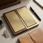 Gold Diamond Hand Polishing Pad for Manual Edge Trimming