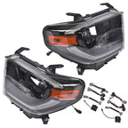 2X Black LED Headlights for Toyota Tundra TRD Sport & Pro (2018–2021)