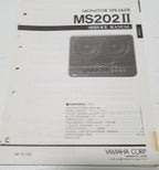 Yamaha MS202 II Monitor Speaker Service Manual