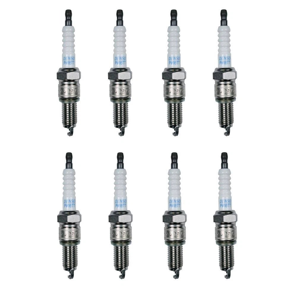Set of 8 Denso Platinum TT Spark Plugs Gap 0.040 for V8
