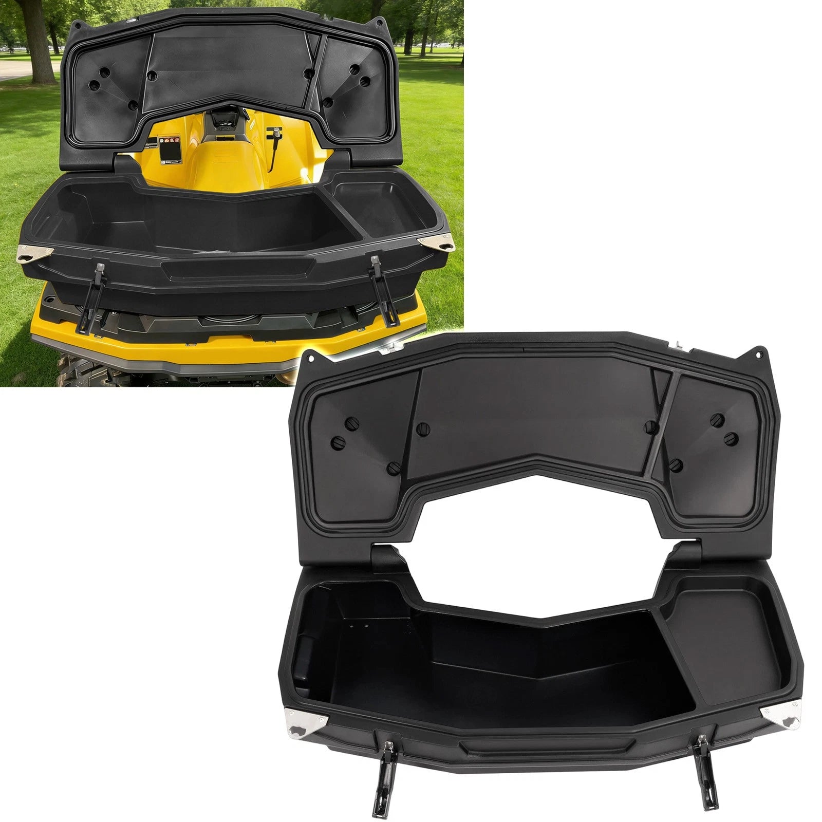 80L Rear Lockable Cargo Storage Box for Polaris Sportsman 570 850 (2014–2023) #2890876