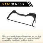 Carbon Fiber Dashboard Meter Panel Frame Cover for Toyota Tundra (2022–2024)
