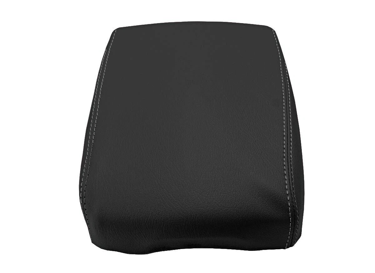Console Lid Pull Over Cover Leather for Infiniti FX35 (2009–2012) Gray Stitch