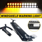 Emergency Strobe Light for Windshield (White/Amber)