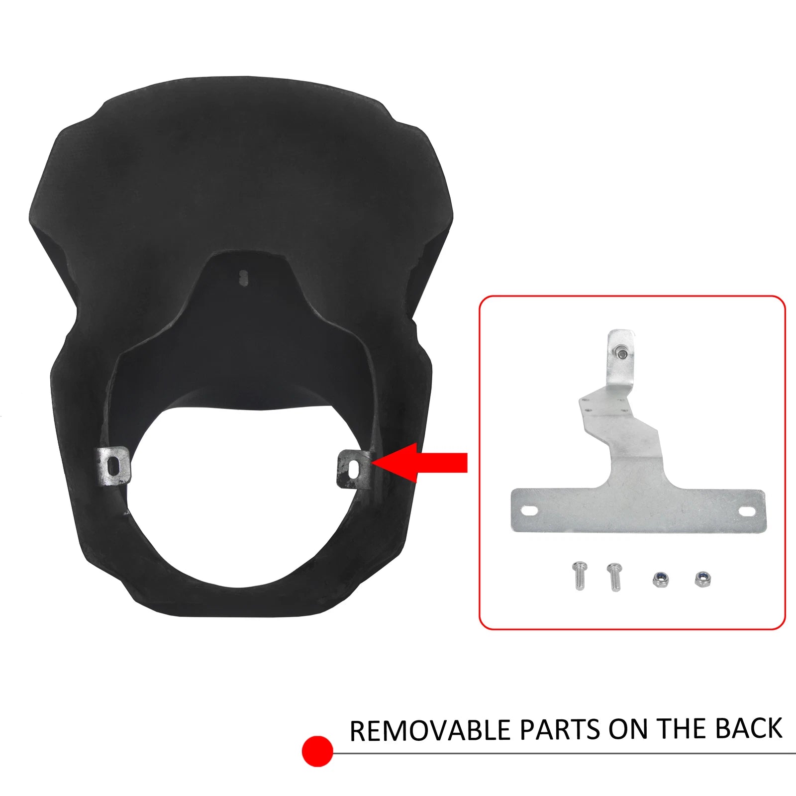 Headlight Fairing Cover Mask for Harley Softail Breakout (2018-2023)