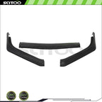 Matte Black Front Bumper Lip for Honda Civic Sedan (2013–2015)