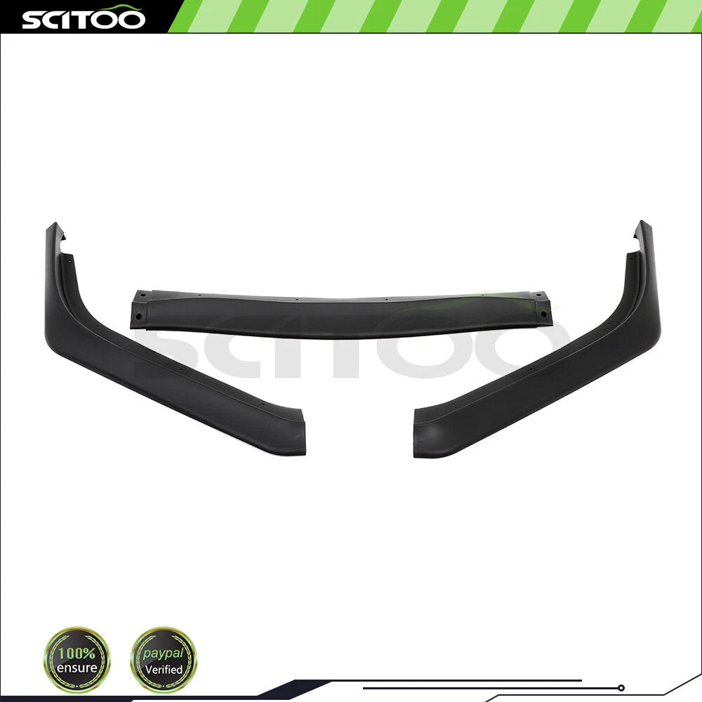 Matte Black Front Bumper Lip for Honda Civic Sedan (2013–2015)