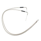 2X Stainless Steel Throttle Cable for Harley Sportster XL1200 883 (2004–2023)