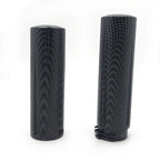 1" Handlebar Grips for Harley Softail Dyna - Smooth Matte Carbon
