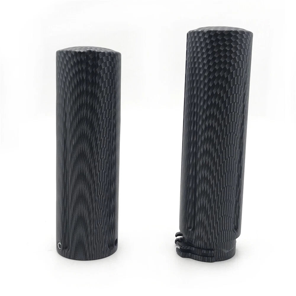 1" Handlebar Grips for Harley Softail Dyna - Smooth Matte Carbon