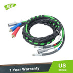 3X 15ft Air Line Hose Assemblies for Semi Truck Tractor Trailer