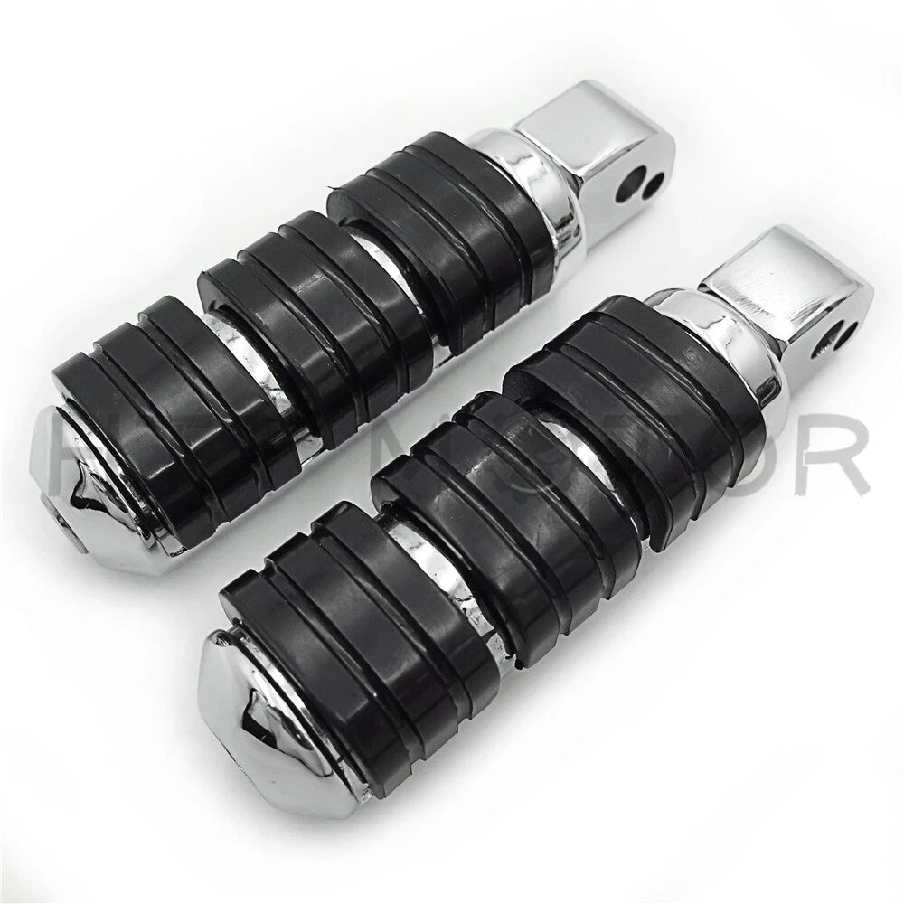 Aluminum Rubber FootPeg for Harley Softail Fat Boy FLFB, Fat Bob FXFB (2018–2019)