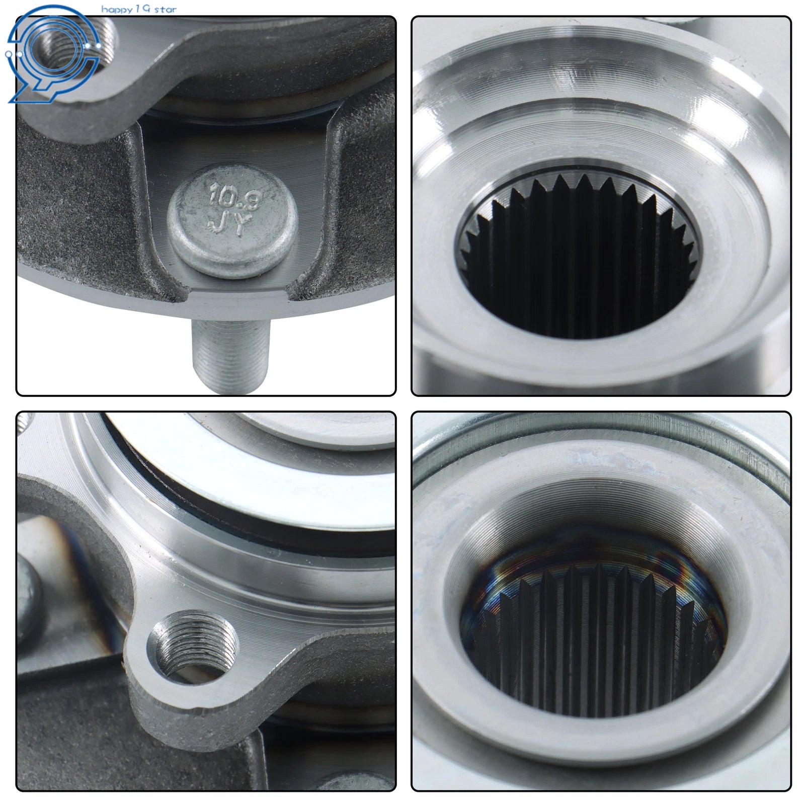 Front Wheel Hub Bearings Pair for Nissan Rogue Select Sentra (2008–2013)