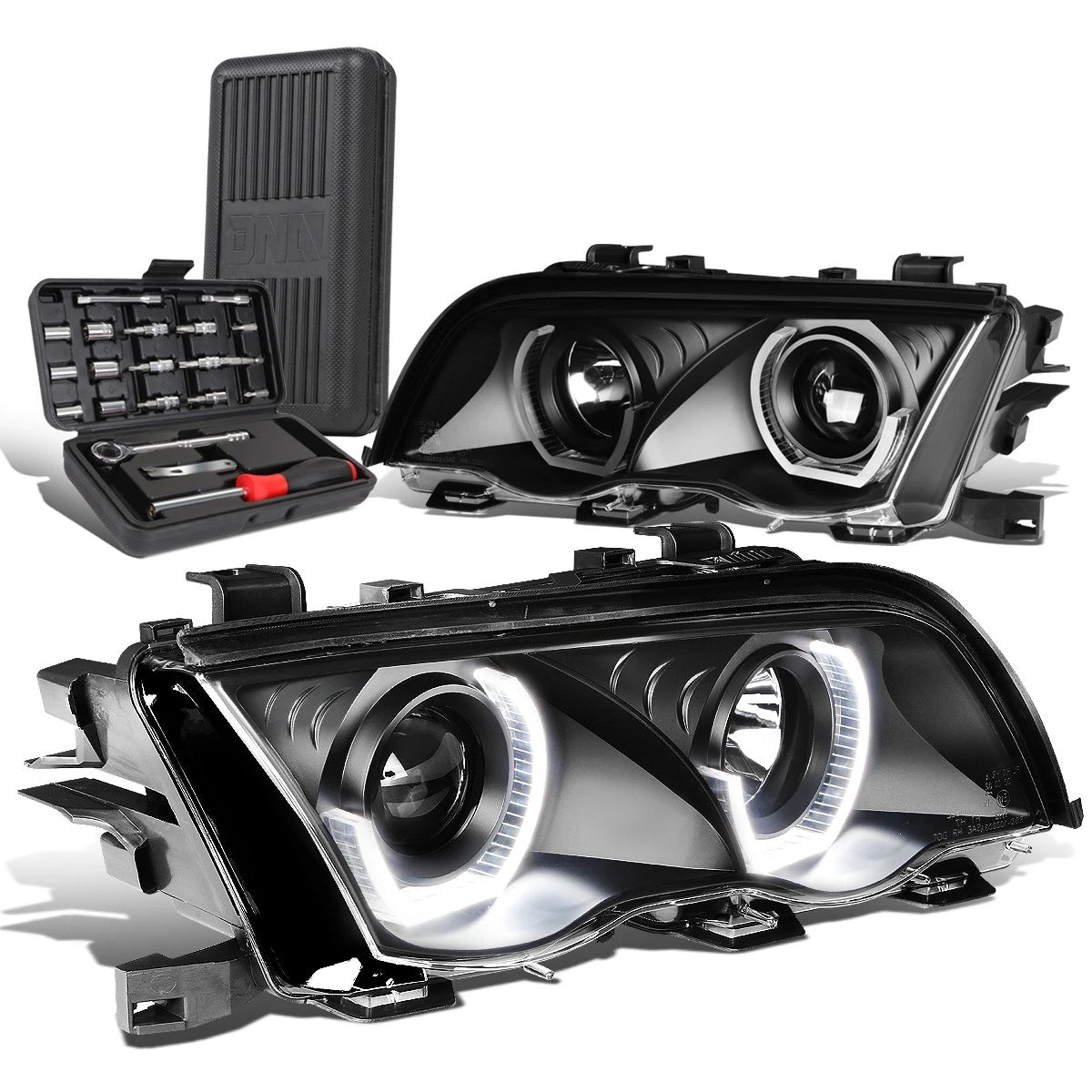 LED Turn Signal Projector Headlight Lamp for BMW E46 (1996–2003)