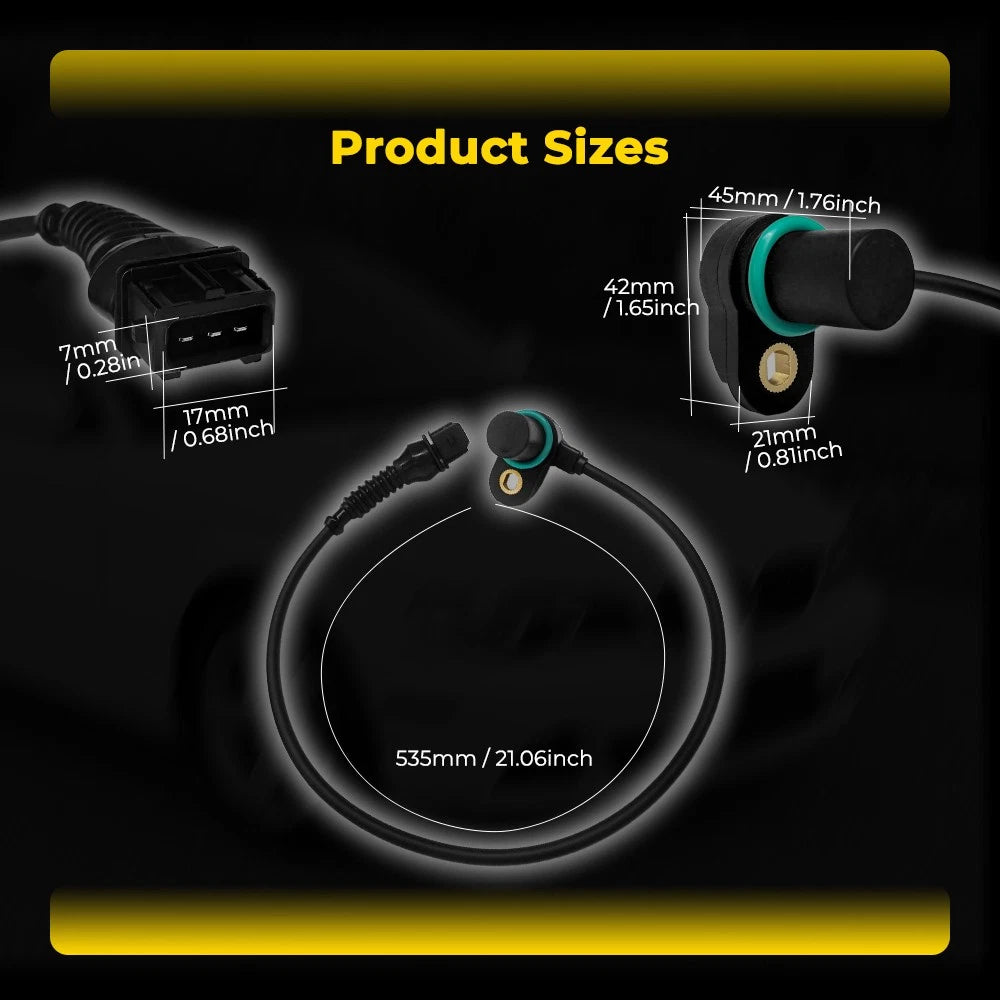 2X Camshaft Position Sensor for BMW X3 X5 Z3 Z4 (2000–2010)