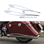 Chrome Saddlebag Trim Guard Rail for Indian Chieftain Classic Roadmaster (2014–2023)