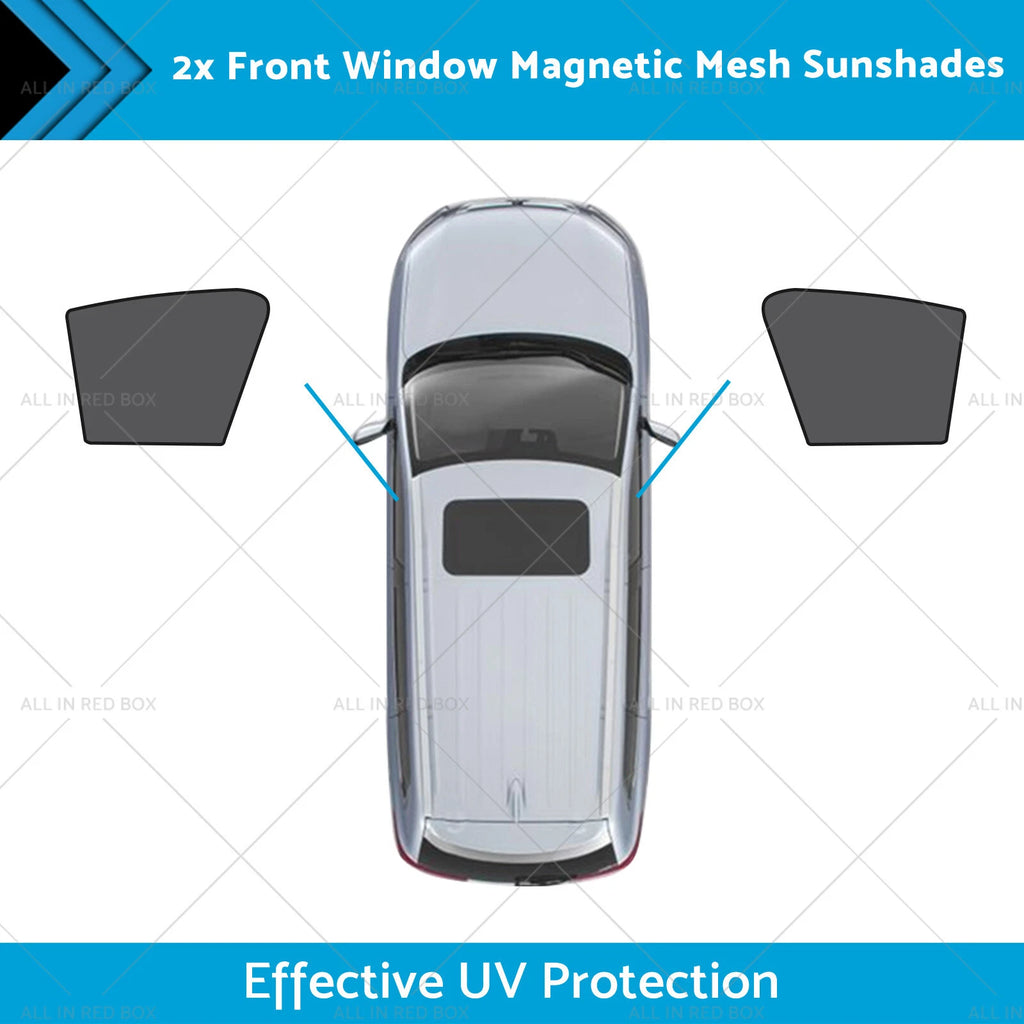 2X Front Window Magnetic Mesh Sunshades for Kia Sportage (2021–2024)