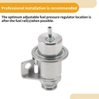 Fuel Pressure Regulator for Chevrolet Cavalier (2003–2004) No.PR286 Metal 20-70 Psi