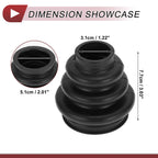 Outer CV Joint Boot Kit with Clamps for BMW 525i (2006–2007) - 33217572441