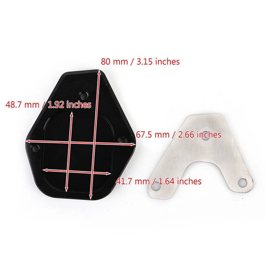 Kickstand Enlarger Pad for Moto Guzzi V85TT (2020–2021) T9