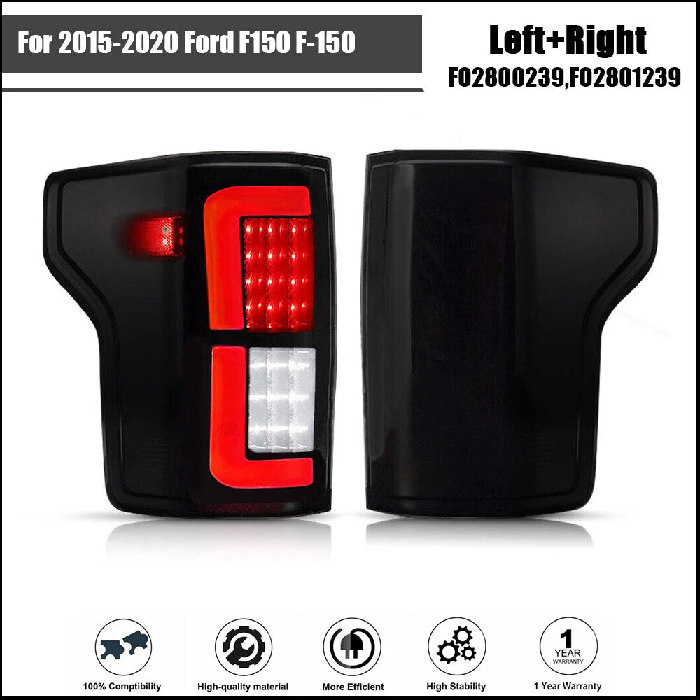Tail Light Assembly for Ford F150 (2015–2020) Left Driver Rear LED