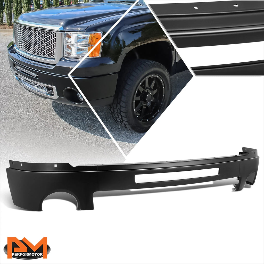 Front Bumper Face Bar for GMC Sierra 1500 (2007–2013) w/ Fog Light Holes
