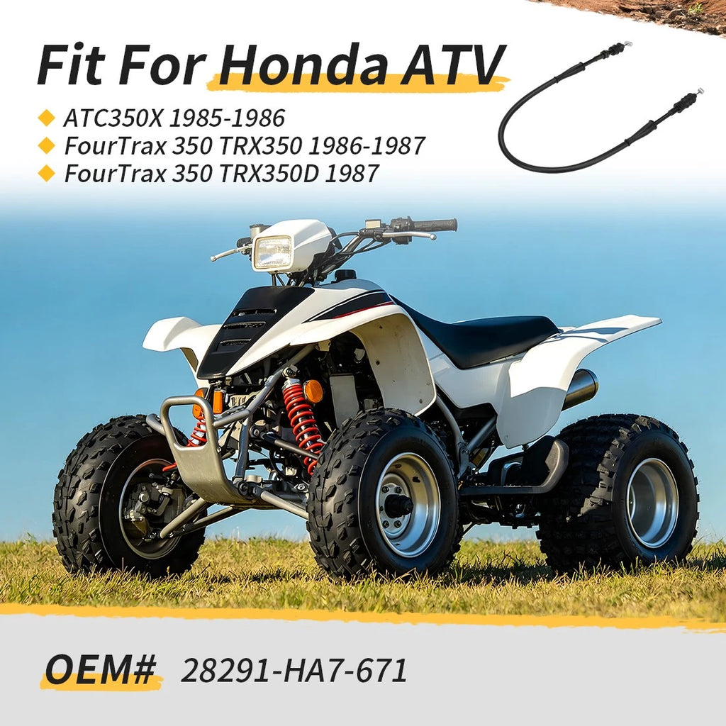 Decompression Cable for Honda ATC350X TRX350 TRX350D (1985–1987)
