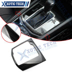 Black Titanium Inner Gear Shift Box Overlay Panel Cover for Mazda CX-5 (2017–2025)