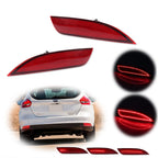LED Rear Bumper Reflectors for Ford Focus Hatchback (2015–2018)