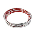 Silver Strips 6mm3m Car Door Edge Bumper Moulding Trim Decor