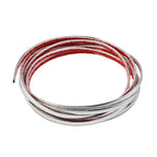 Silver Strips 6mm3m Car Door Edge Bumper Moulding Trim Decor