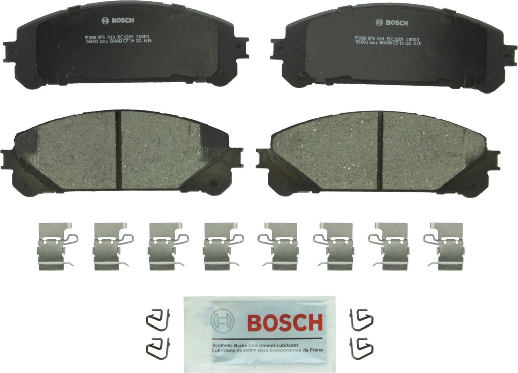 Front Brake Kit 328mm Drill Rotor Bosch Ceramic Pad for NX300h (2015–2023)