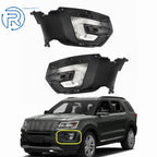 Bumper Fog Light Set w/Bezel for Ford Explorer (2016–2017)